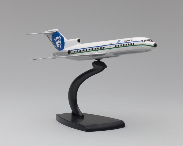 Image: model airplane: Alaska Airlines, Boeing 727