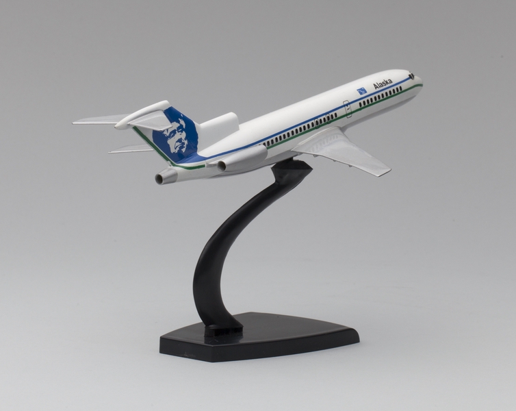 Image: model airplane: Alaska Airlines, Boeing 727