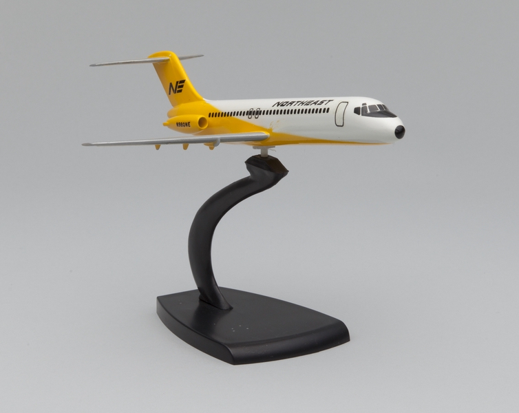 Image: model airplane: Northeast Airlines, Douglas DC-9-30
