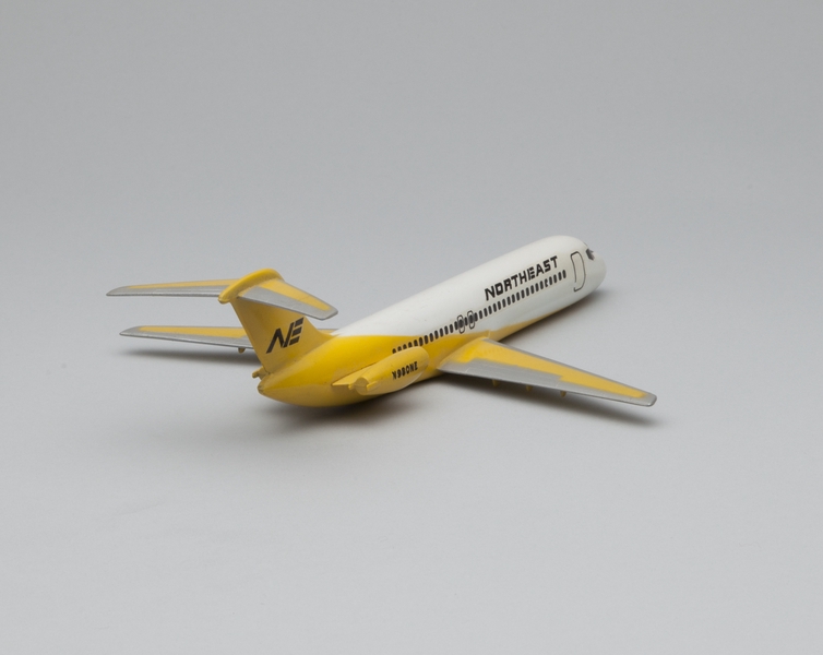 Image: model airplane: Northeast Airlines, Douglas DC-9
