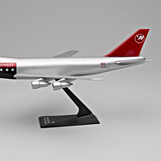 Objects | model airplane: Northwest Airlines Cargo, Boeing 747