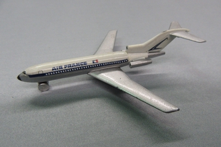 Image: miniature model airplane: Air France, Boeing 727
