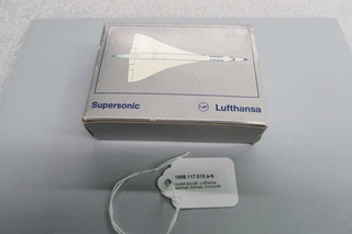Image: miniature model airplane: Lufthansa German Airlines, Concorde