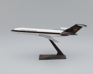 Image: model airplane: UPS (United Parcel Service), Boeing 727-200