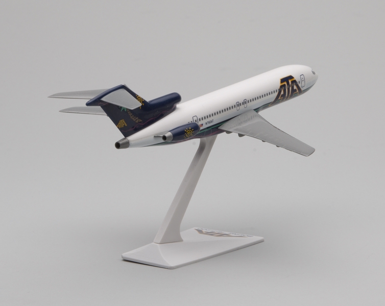 Image: model airplane: American Trans Air (ATA), Boeing 727-200