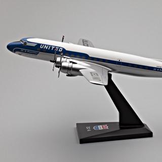 Image #1: model airplane: United Air Lines, Douglas DC-6