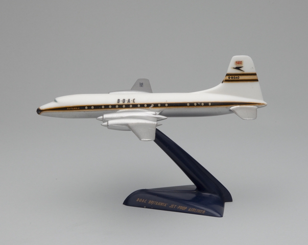 Model airplane: British Overseas Airways Corporation (BOAC), Bristol Britannia 102