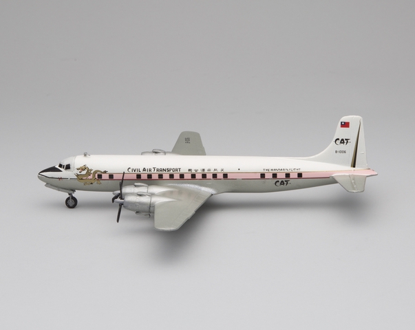 Model airplane: CAT (Civil Air Transport), Douglas DC-6B