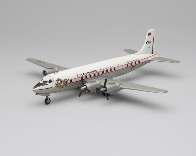 Image: model airplane: CAT (Civil Air Transport), Douglas DC-6B