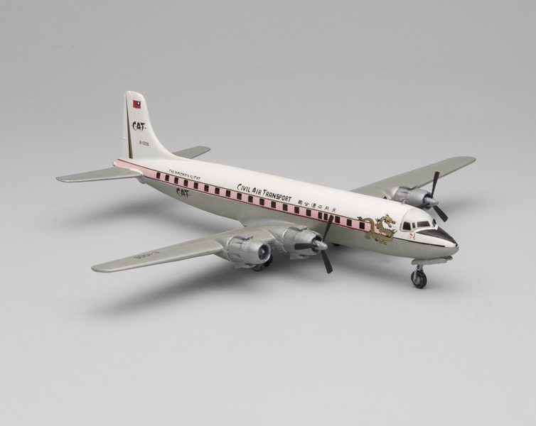 Image: model airplane: CAT (Civil Air Transport), Douglas DC-6B