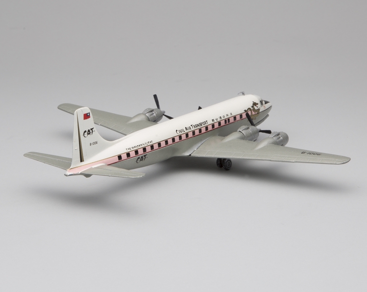 Image: model airplane: CAT (Civil Air Transport), Douglas DC-6B