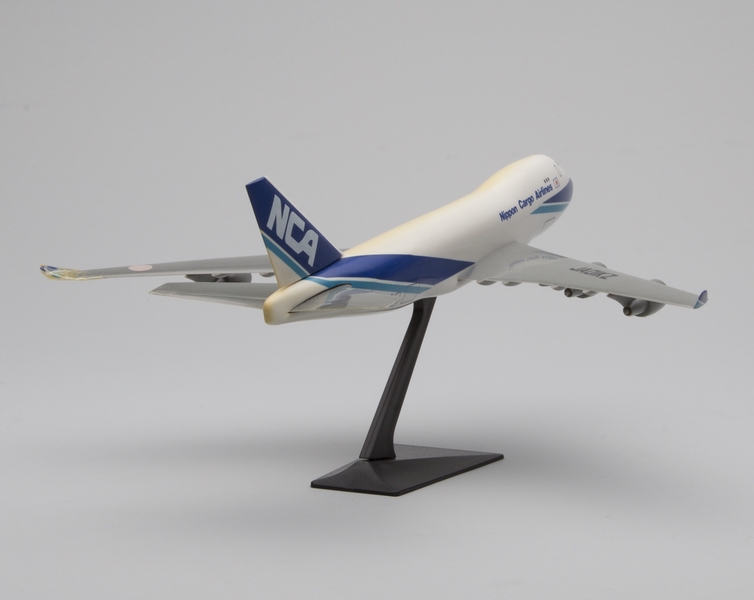Image: model airplane: Nippon Cargo Airlines, Boeing 747