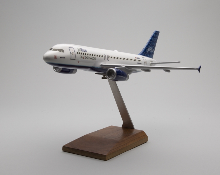 Image: model airplane: JetBlue Airways, Airbus A320