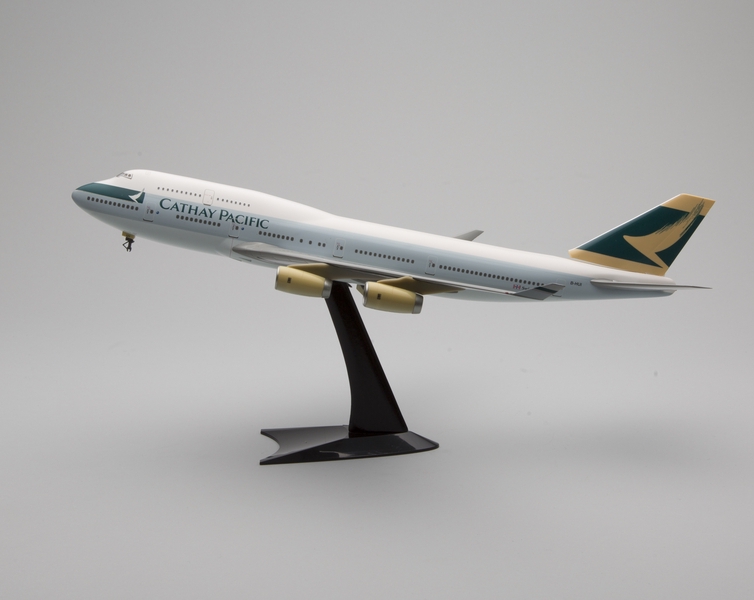 Image: model airplane: Cathay Pacific Airways, Boeing 747-400