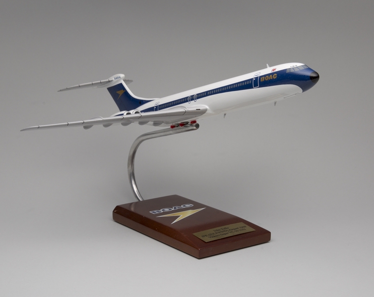 Image: model airplane: BOAC (British Overseas Airways Corporation), Vickers VC10 [Super VC10]