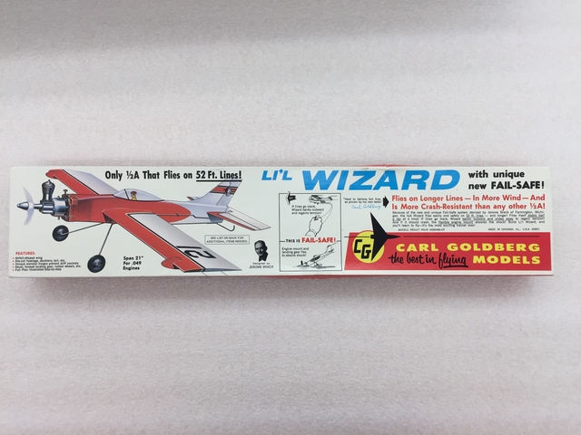 Objects, model airplane kit: Carl Goldberg Models, Li'l Wizard
