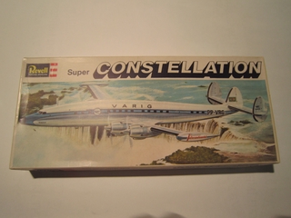 Image: model airplane kit: VARIG, Lockheed L-1049 Super Constellation