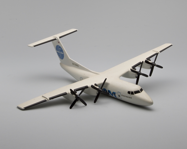 Image: model airplane: Pan Am Express, de Havilland DHC-7 Dash 7