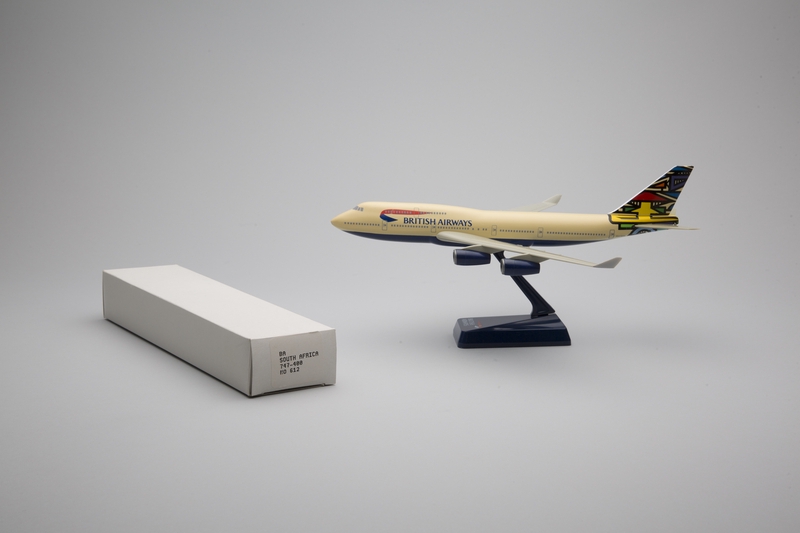 Image: model airplane: British Airways, Boeing 747