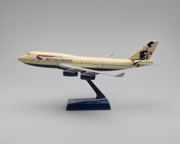 Model airplane: British Airways, Boeing 747