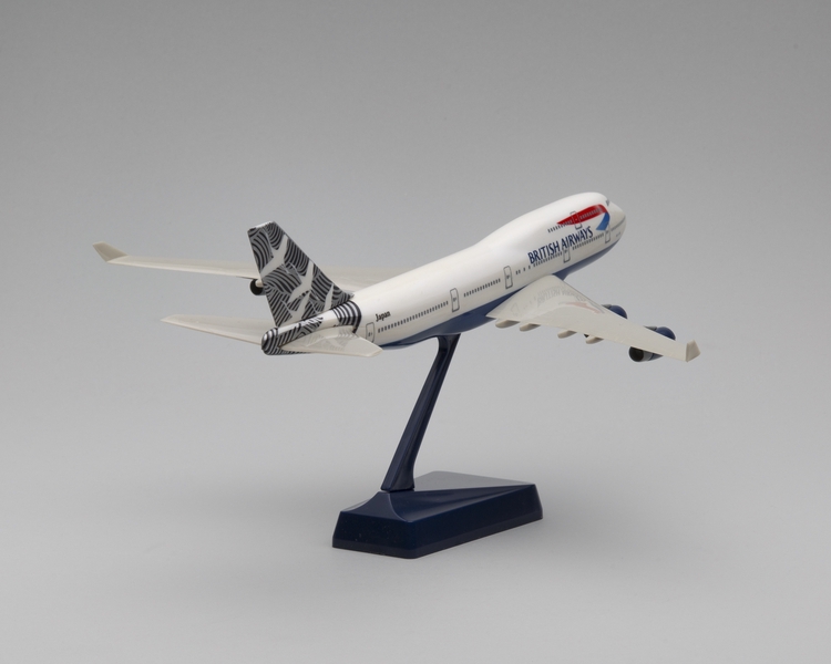 Image: model airplane: British Airways, Boeing 747