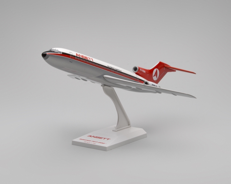 Image: model airplane: Ansett Airlines of Australia, Boeing 727