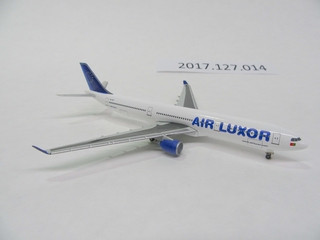 Image: miniature model airplane: Air Luxor, Airbus A330-300
