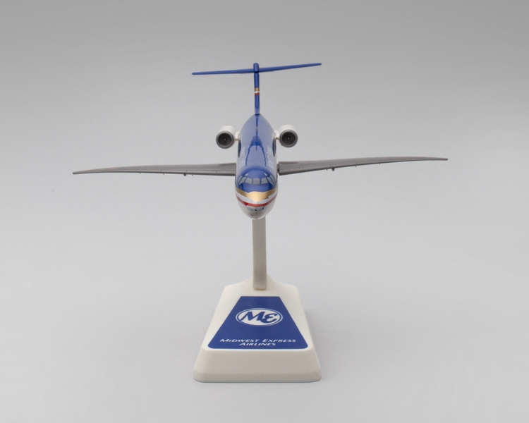 Image: model airplane: Midwest Express Airlines