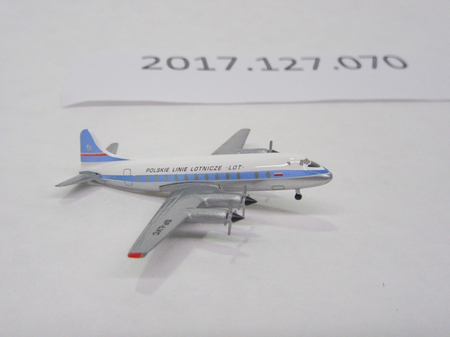 Miniature model airplane: LOT (Polish Airlines), Vickers Viscount