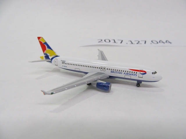 Miniature model airplane: British Airways, Airbus A320 Denmark