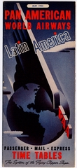 Image: timetable: Pan American World Airways, Latin America