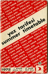 Image: timetable: Turkish Airlines, summer schedule
