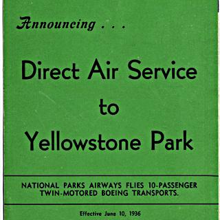 Image #1: timetable: National Parks Airways
