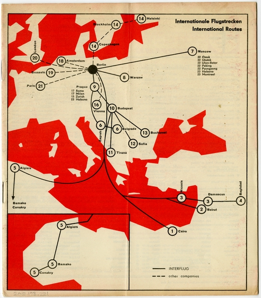 Image: timetable: Interflug