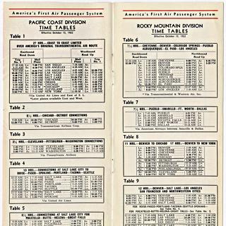 Image #2: timetable: Western Air Express