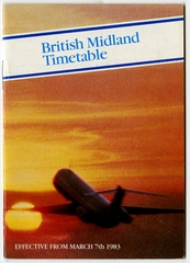 Image: timetable: British Midland Airways
