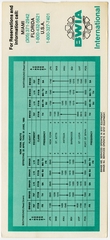 Image: timetable: BWIA International, New York