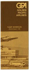 Image: timetable: Golden Pacific Airlines
