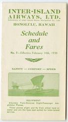 Image: timetable: Inter-Island Airways