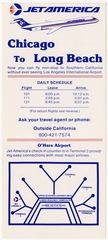 Image: timetable: Jet America