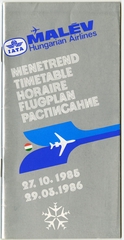 Image: timetable: Malev Hungarian Airlines