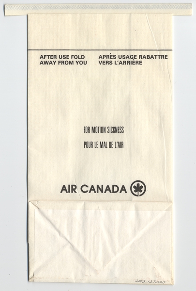 Image: airsickness bag: Air Canada
