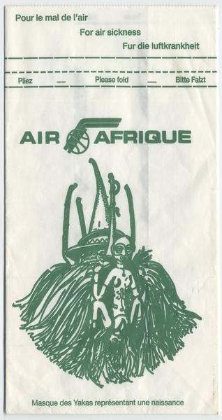 Image: airsickness bag: Air Afrique