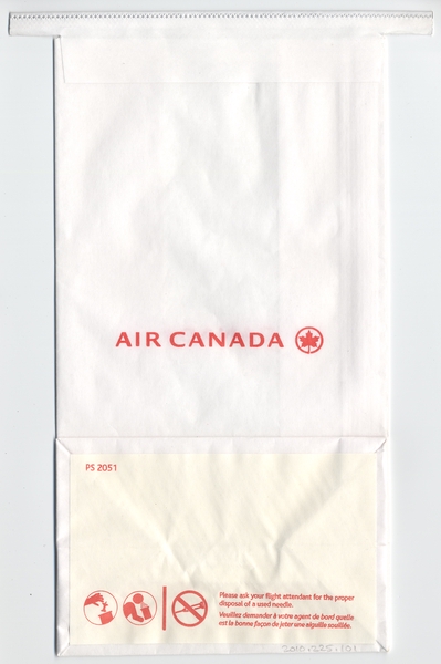 Image: airsickness bag: Air Canada