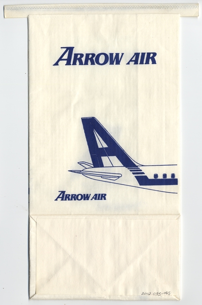 Image: airsickness bag: Arrow Airways