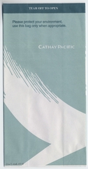 Image: airsickness bag: Cathay Pacific Airways