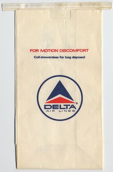 Image: airsickness bag: Delta Air Lines