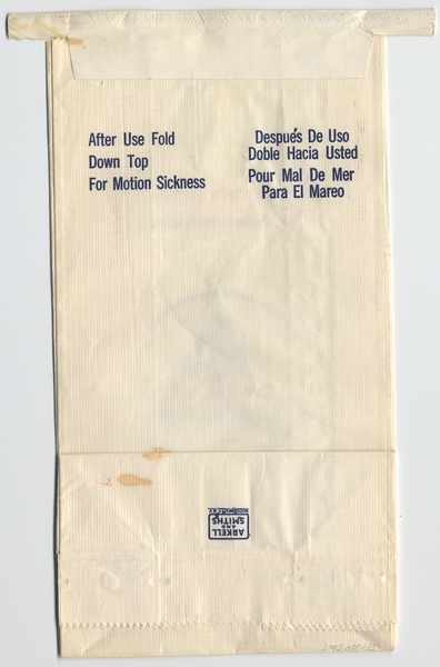 Image: airsickness bag: Delta Air Lines