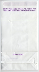 Image: airsickness bag: Hawaiian Airlines