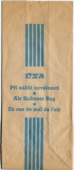 Image: airsickness bag: CSA (Czech Airlines)